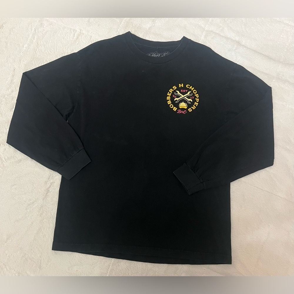 🖤 Bobbers N Choppers Long Sleeve Graphic T-Shirt - Picture 2 of 4